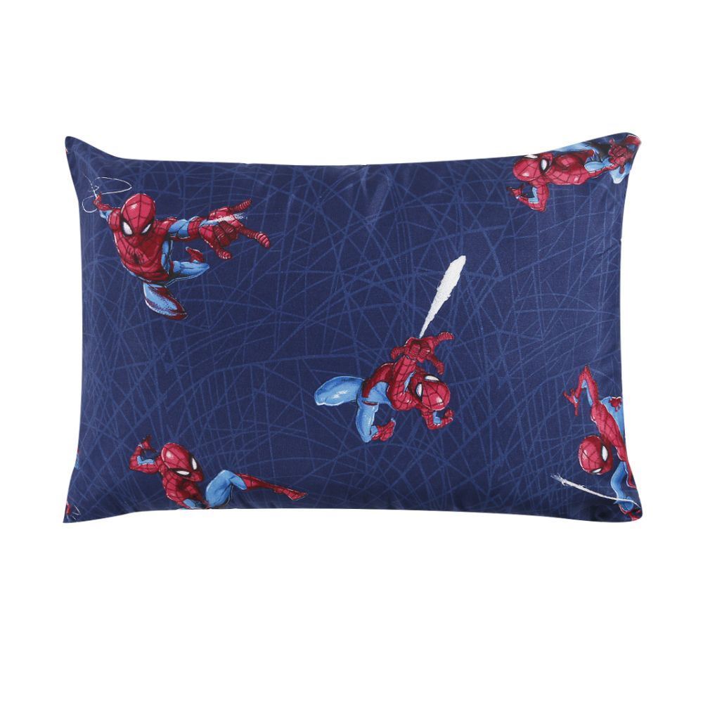 Travesseiro Infantil 100% Poliéster Disney Hedrons - Homem Aranha Teia